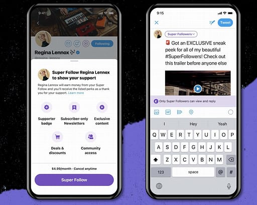 Twitters Super Follow Feature